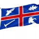 Wroxton Flag for Indoor & Outdoor Use - Imagine 1