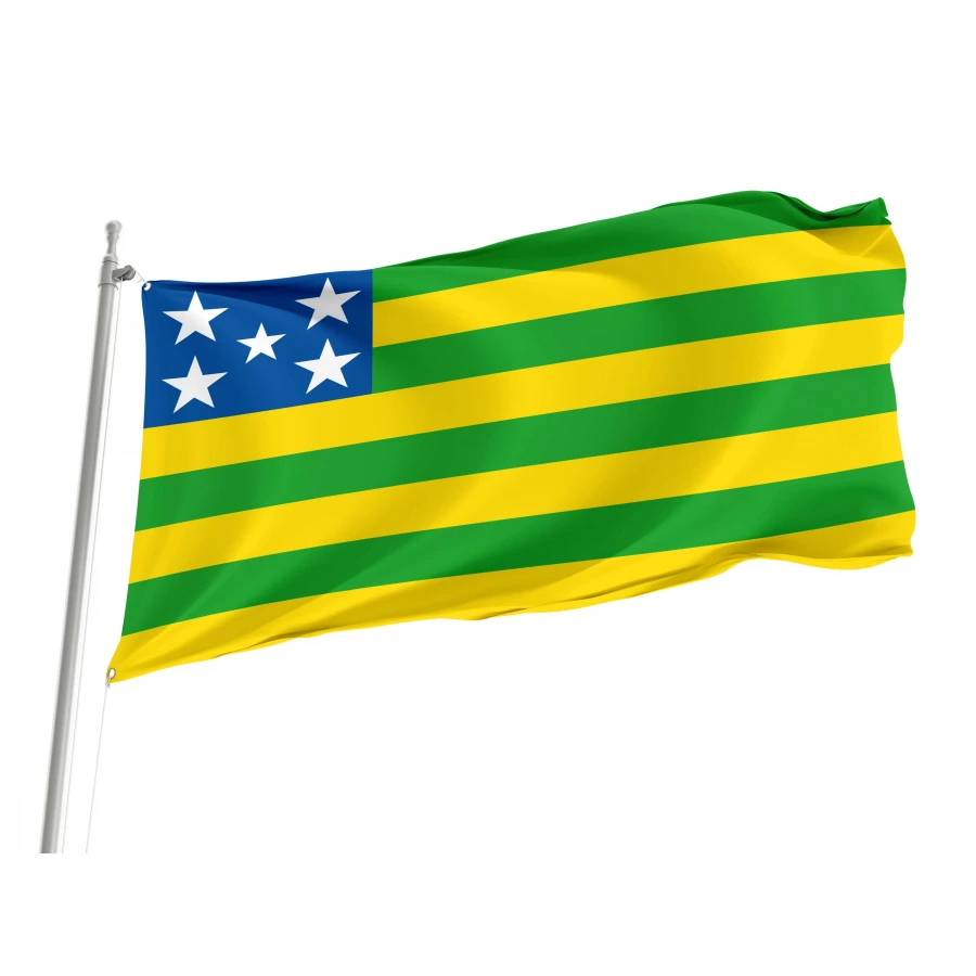 Goiás Flag for Indoor & Outdoor Use, BRA98