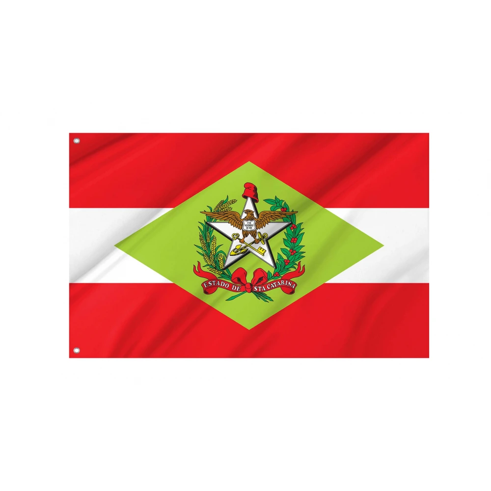 Santa Catarina Flag for Indoor & Outdoor Use