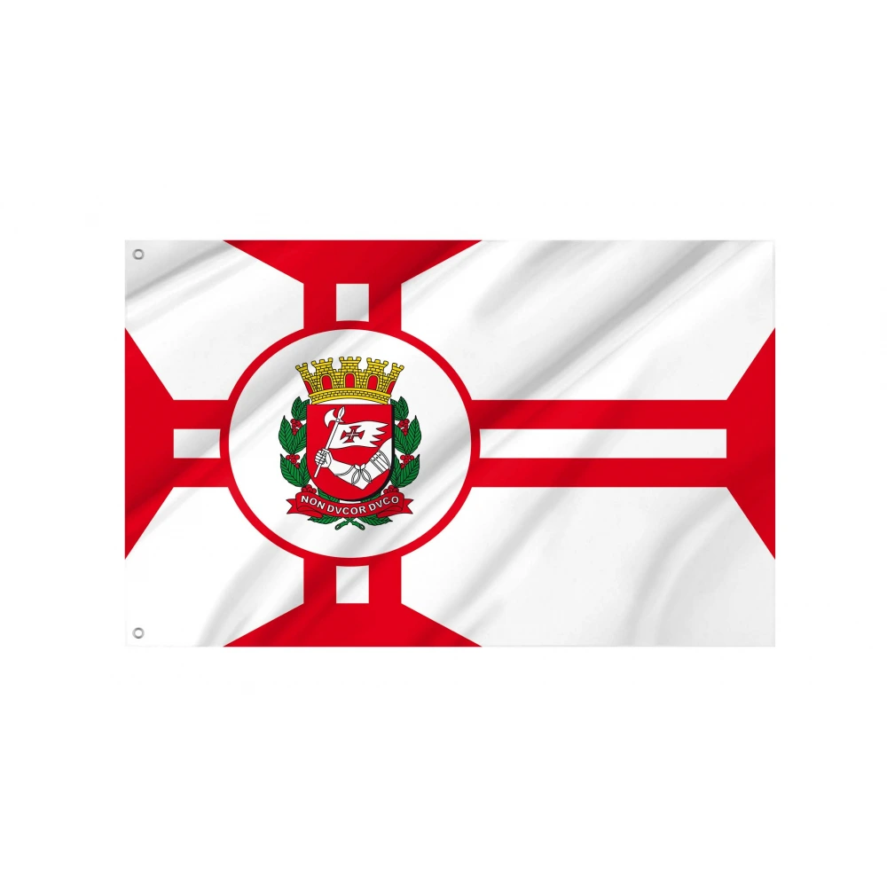 São Paulo City Flag for Indoor & Outdoor Use