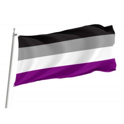 Asexuality Flag for Indoor & Outdoor Use