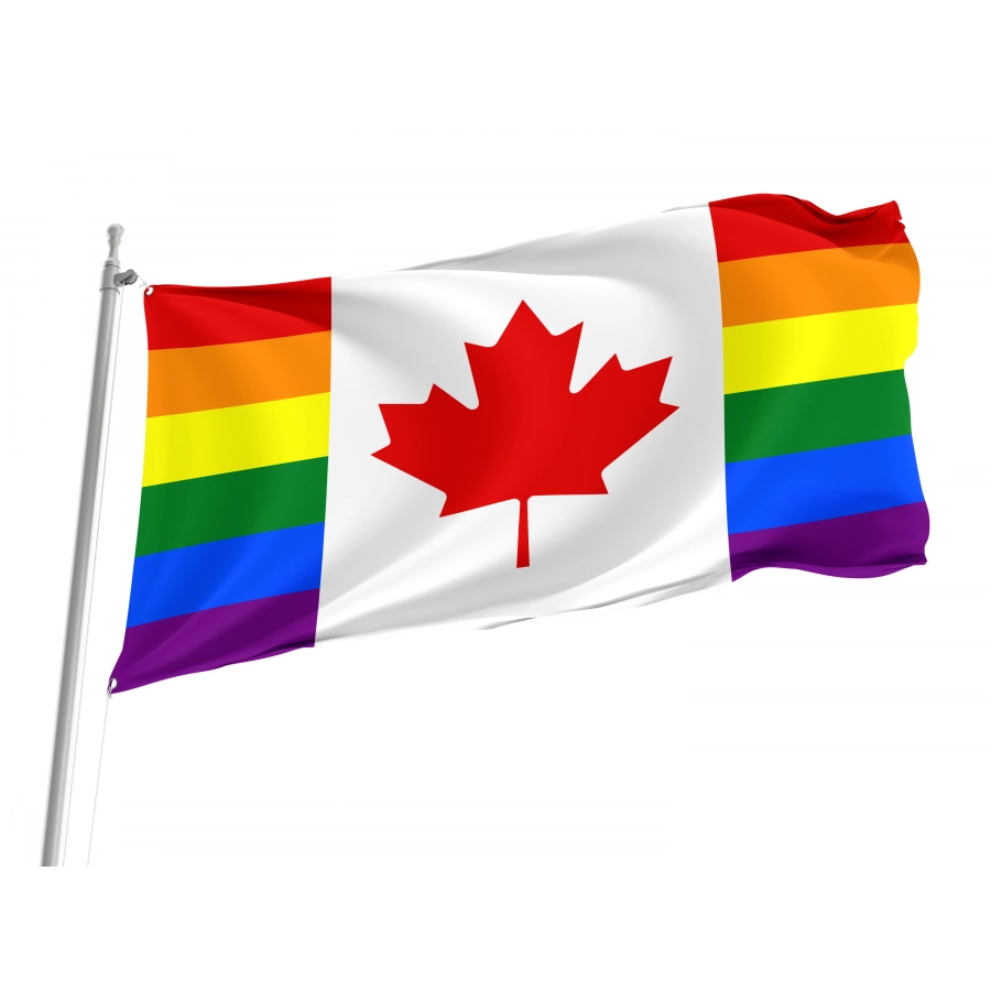 Canada Pride Flag, Unique Design Print, Flags for Indoor & Outdoor Use