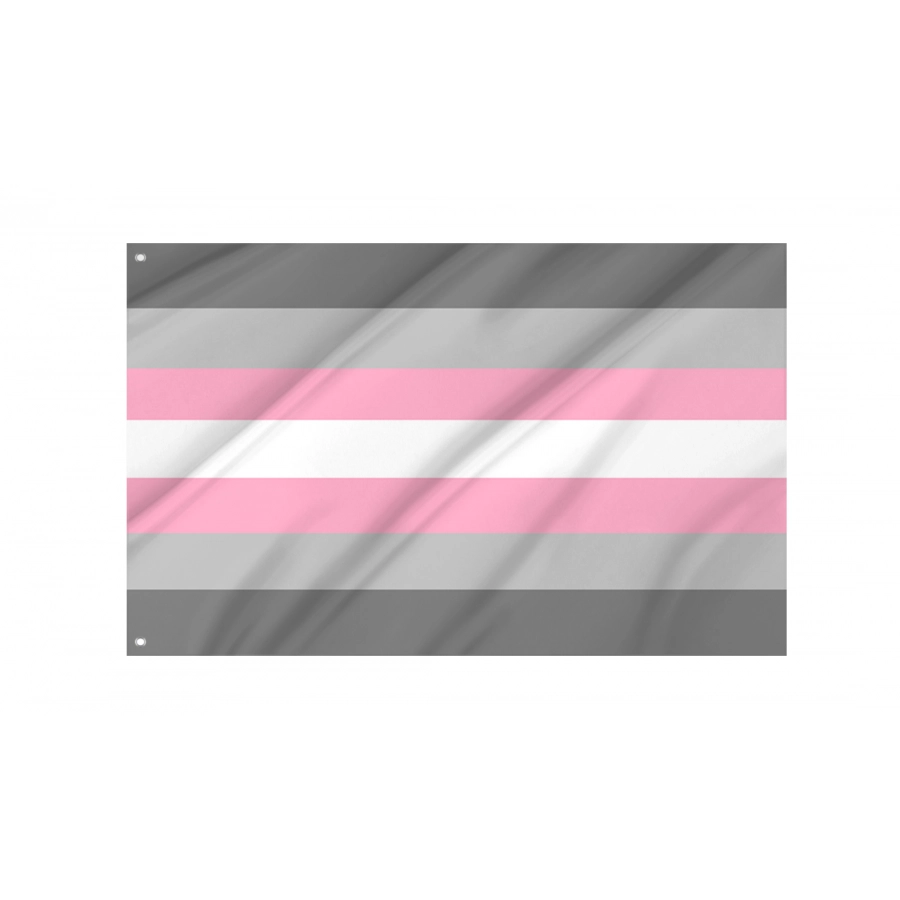 Flag of Demigirl Pride, Unique Design Print, Flags for Indoor & Outdoor Use