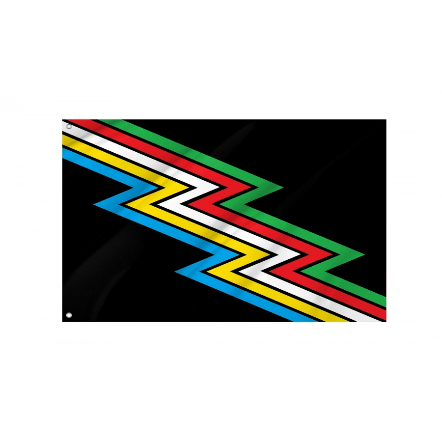 Disability Pride Flag Ann Magill copyrights waived, Unique Design Print, Flags for Indoor & Outdoor Use