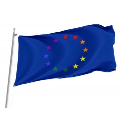 Europe Gay Flag for Indoor & Outdoor Use
