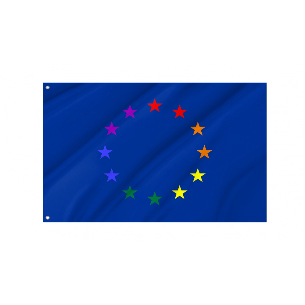 Europe Gay Flag for Indoor & Outdoor Use