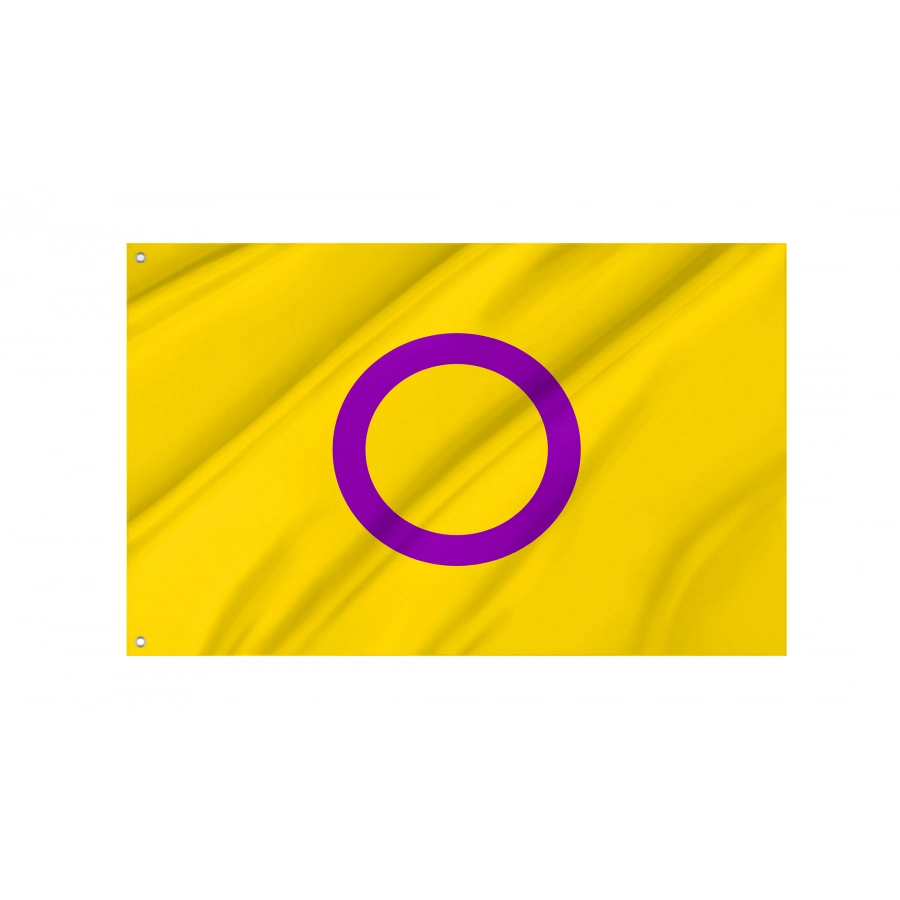 Flag of Intersex, Unique Design Print, Flags for Indoor & Outdoor Use