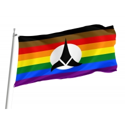 Klingon Pride Flag for Indoor & Outdoor Use