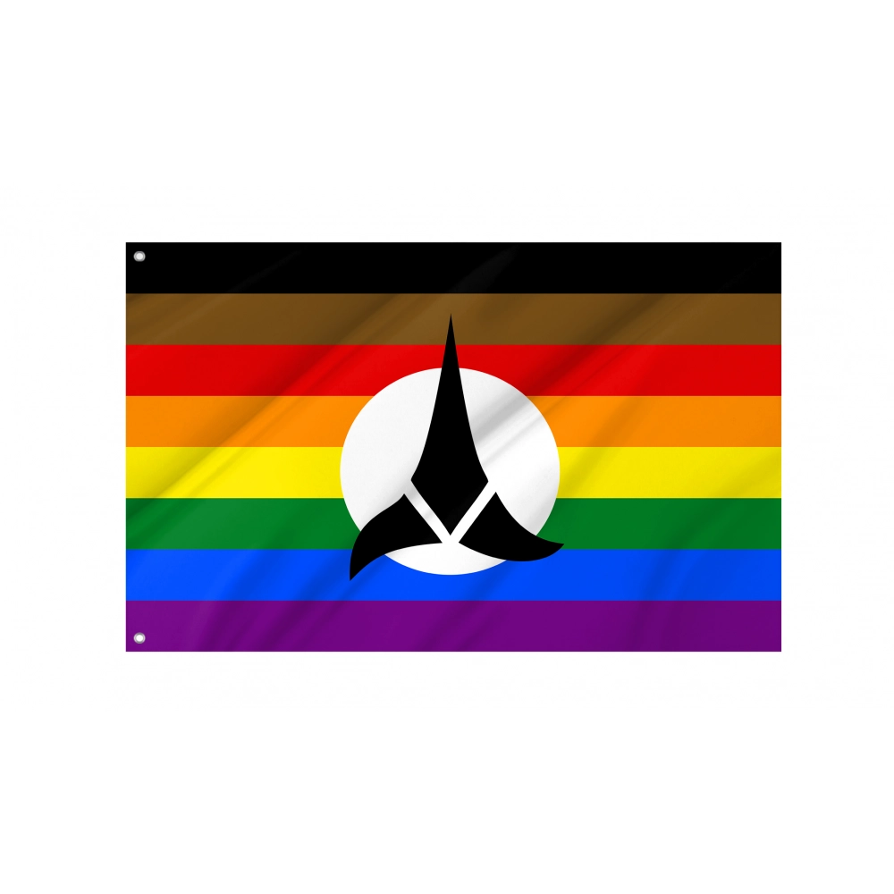 Klingon Pride Flag for Indoor & Outdoor Use
