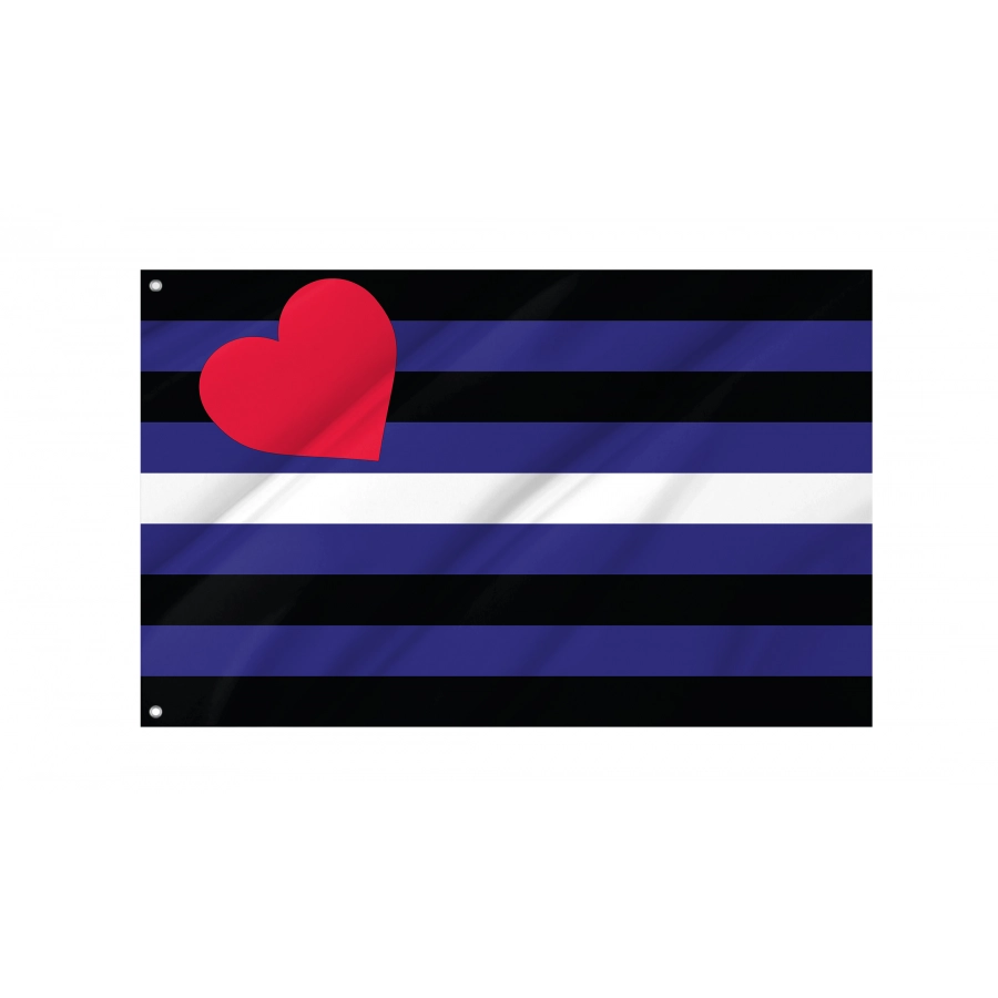 Flag of Leather Pride, Unique Design Print, Flags for Indoor & Outdoor Use