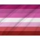 Lesbian Stripes No Lips Flag for Indoor & Outdoor Use - Imagine 2