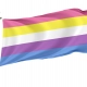 New Bigender 5 Stripe Pride Flag for Indoor & Outdoor Use - Imagine 1