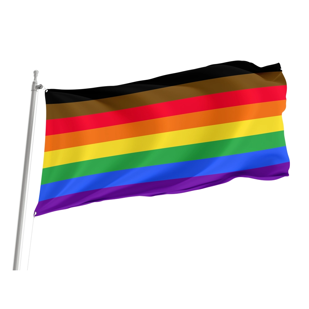Philadelphia Pride Flag for Indoor & Outdoor Use