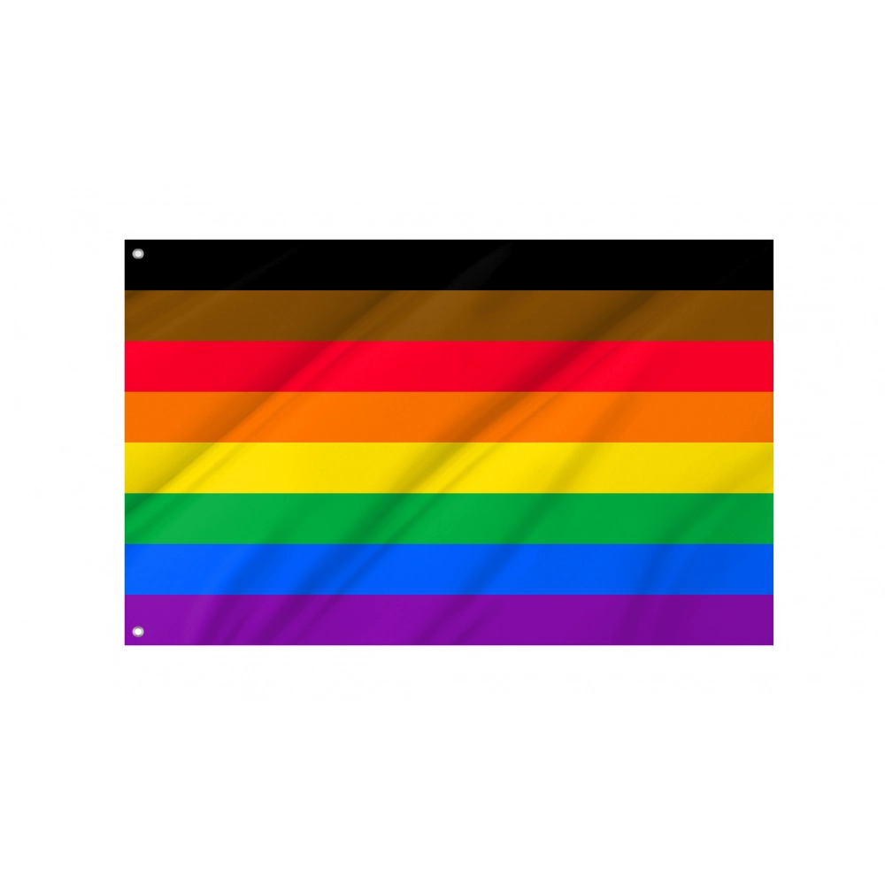 Philadelphia Pride Flag for Indoor & Outdoor Use