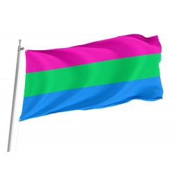 Polysexual Flag for Indoor & Outdoor Use