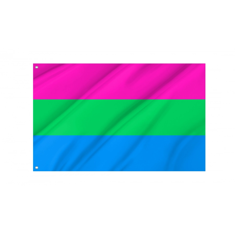 Flag of Polysexual, Unique Design Print, Flags for Indoor & Outdoor Use