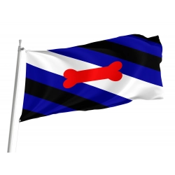 Puppy Play Pride Flag for Indoor & Outdoor Use