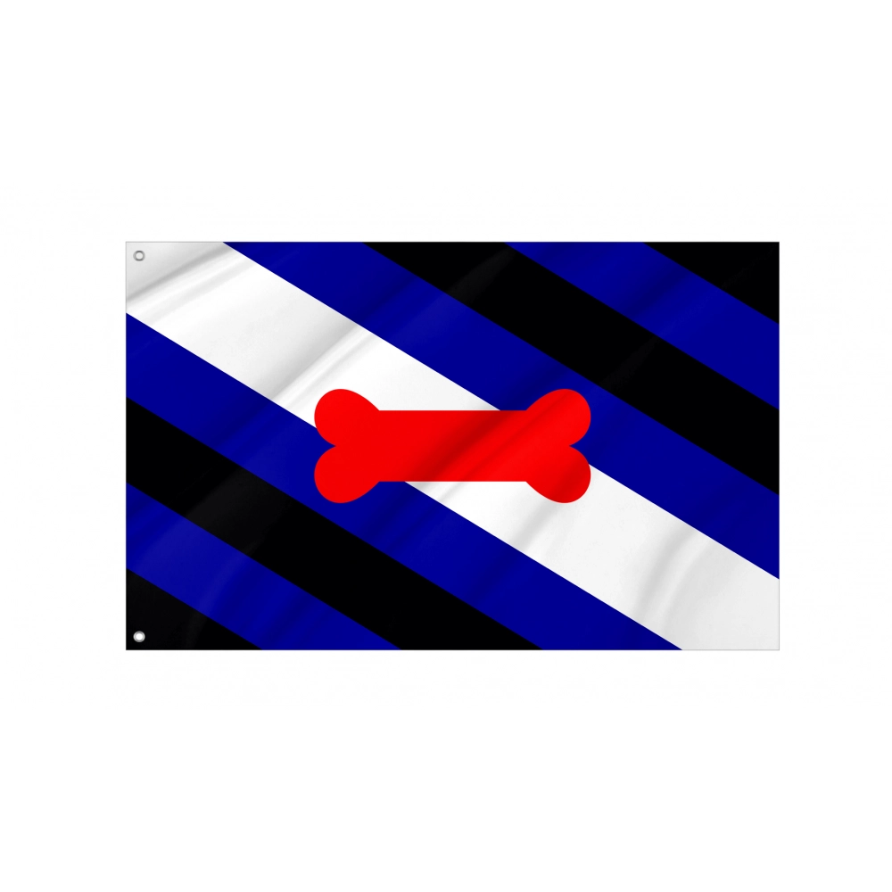 Puppy Play Pride Flag for Indoor & Outdoor Use