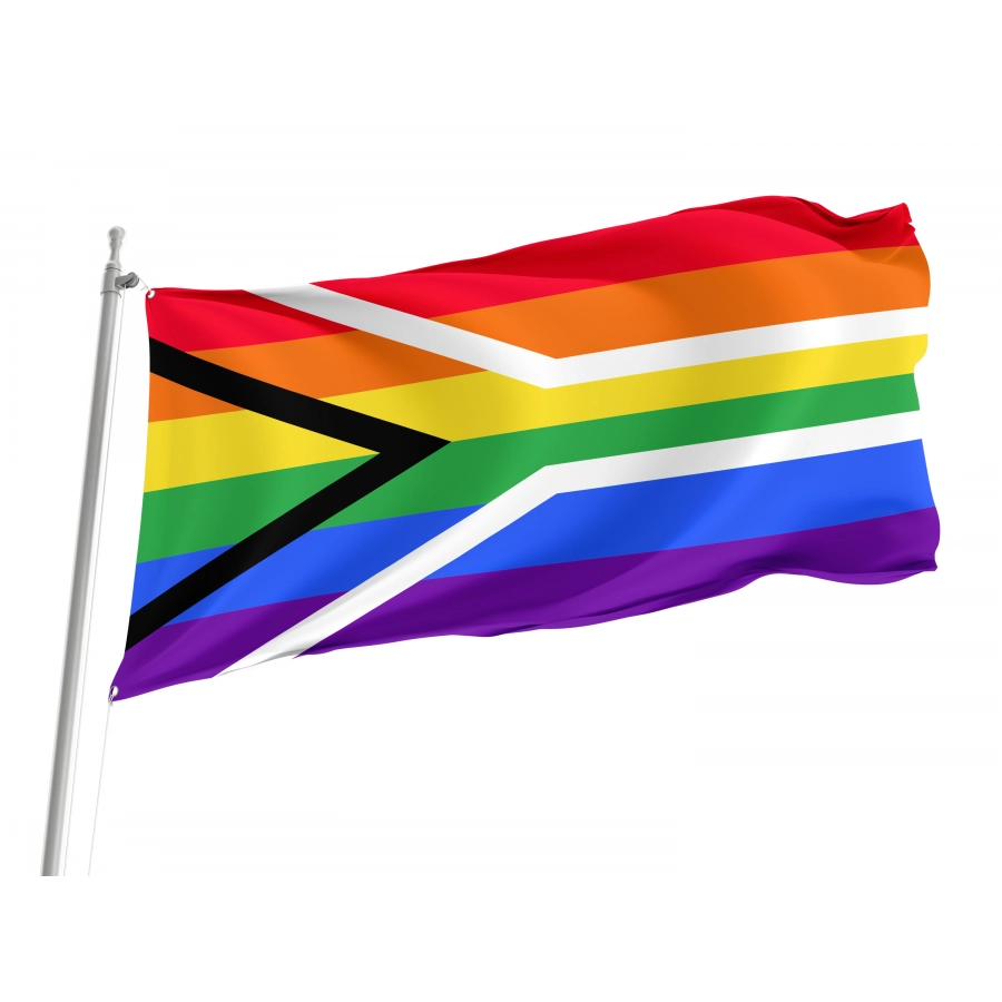 Flag of South Africa Pride, Unique Design Print, Flags for Indoor & Outdoor Use