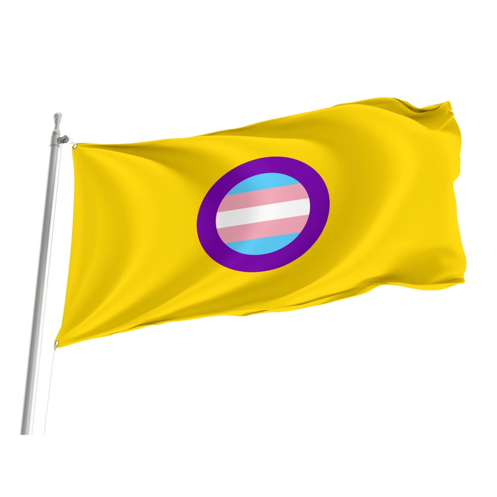 Trans Intersex Pride Flag for Indoor & Outdoor Use