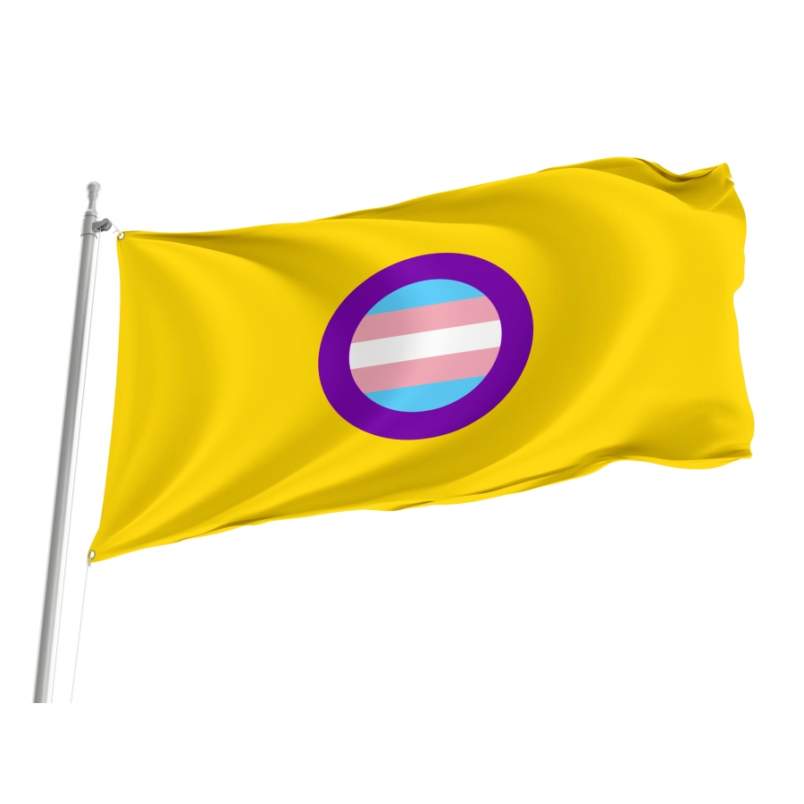 Flag of Trans Intersex Pride, Unique Design Print, Flags for Indoor & Outdoor Use