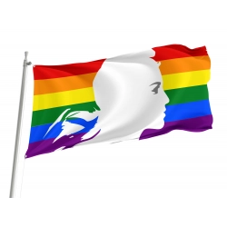 Bandeau Rainbow France Flag for Indoor & Outdoor Use