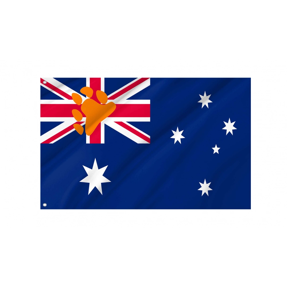 Bear Pride Flag of Australia for Indoor & Outdoor Use