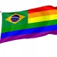 Brazil Rainbow Flag for Indoor & Outdoor Use - Imagine 1