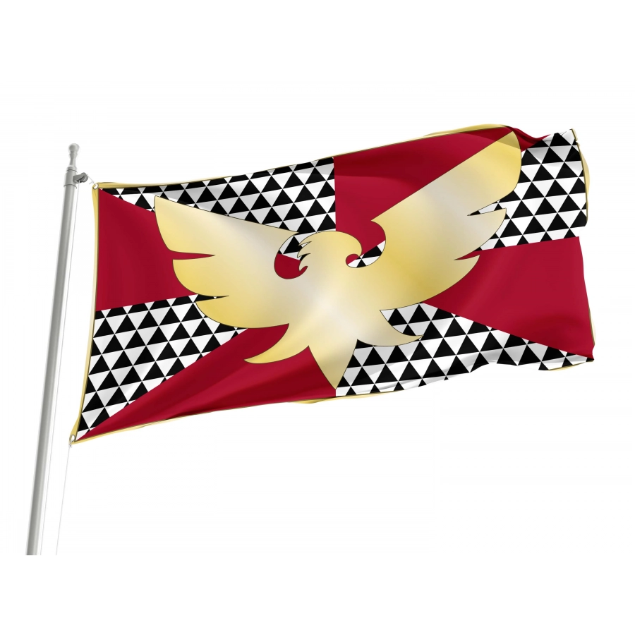 Drag Feather Pride Flag for Indoor & Outdoor Use, PRIDE09