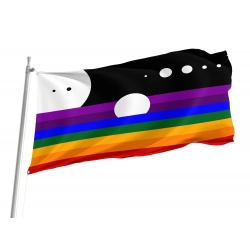 Earth Rainbow Flag for Indoor & Outdoor Use