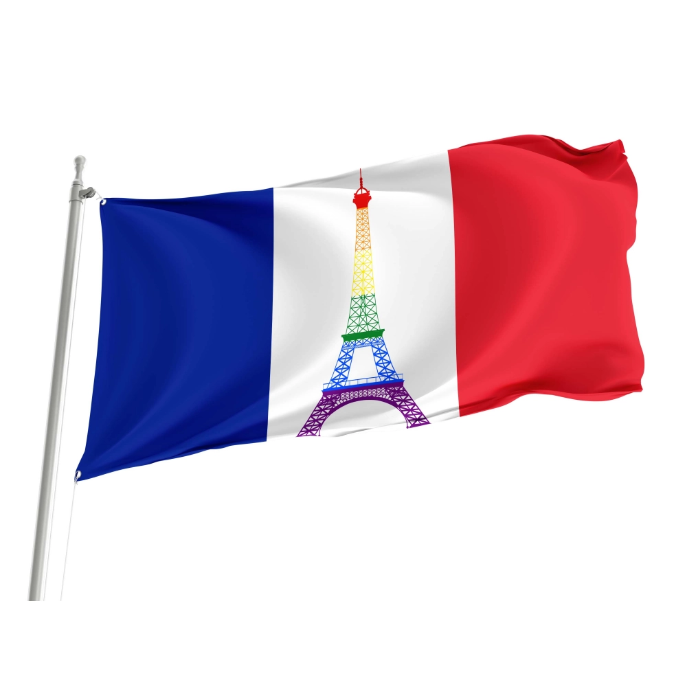 France GAY Flag for Indoor & Outdoor Use