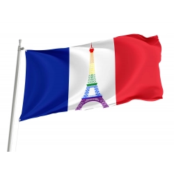 France GAY Flag for Indoor & Outdoor Use