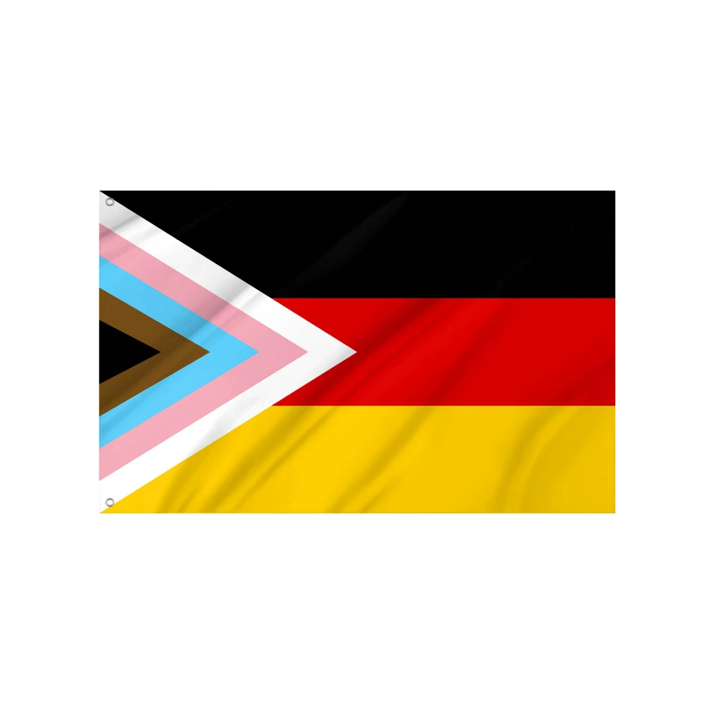 Germany Progress Pride Flag for Indoor & Outdoor Use