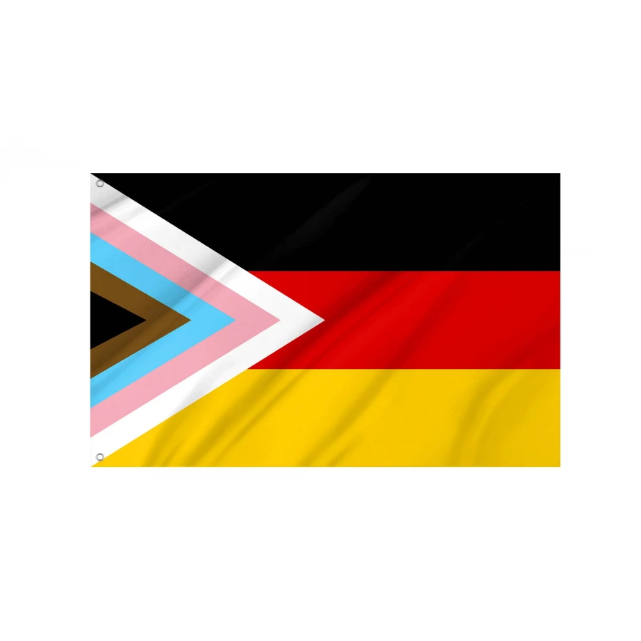 Germany Progress Pride Flag for Indoor & Outdoor Use, PRIDE28