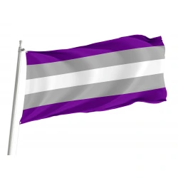 Graysexual Pride Flag for Indoor & Outdoor Use