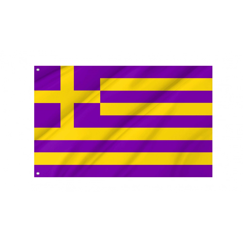 Greek Intersex Pride Flag for Indoor & Outdoor Use