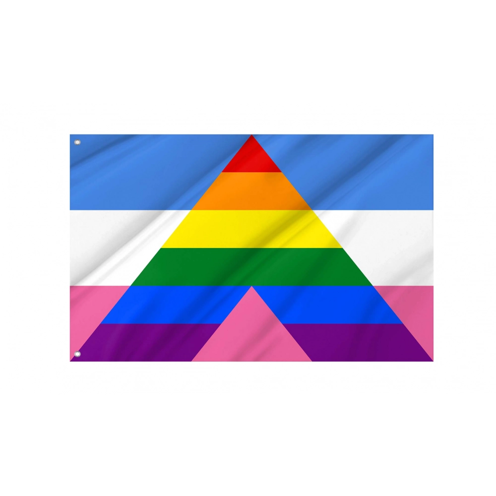 Heterosexual Ally Flag for Indoor & Outdoor Use