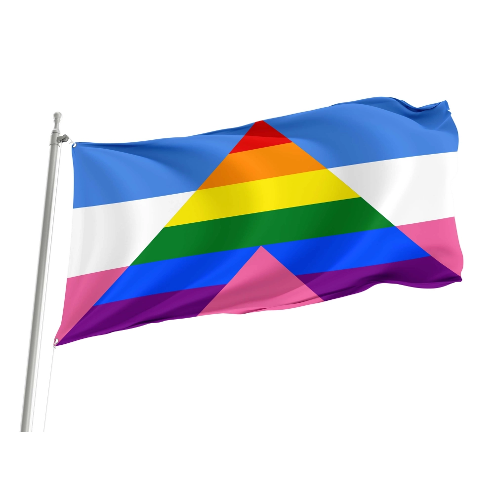 Heterosexual Ally Flag for Indoor & Outdoor Use