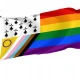 LGBT inclusif Breton Flag for Indoor & Outdoor Use - Imagine 1