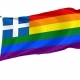 LGBTQ+ Greek Pride Flag for Indoor & Outdoor Use - Imagine 1