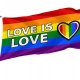 Love Is Love Rainbow Flag for Indoor & Outdoor Use - Imagine 1