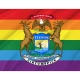 Michigan Rainbow Flag for Indoor & Outdoor Use - Imagine 2