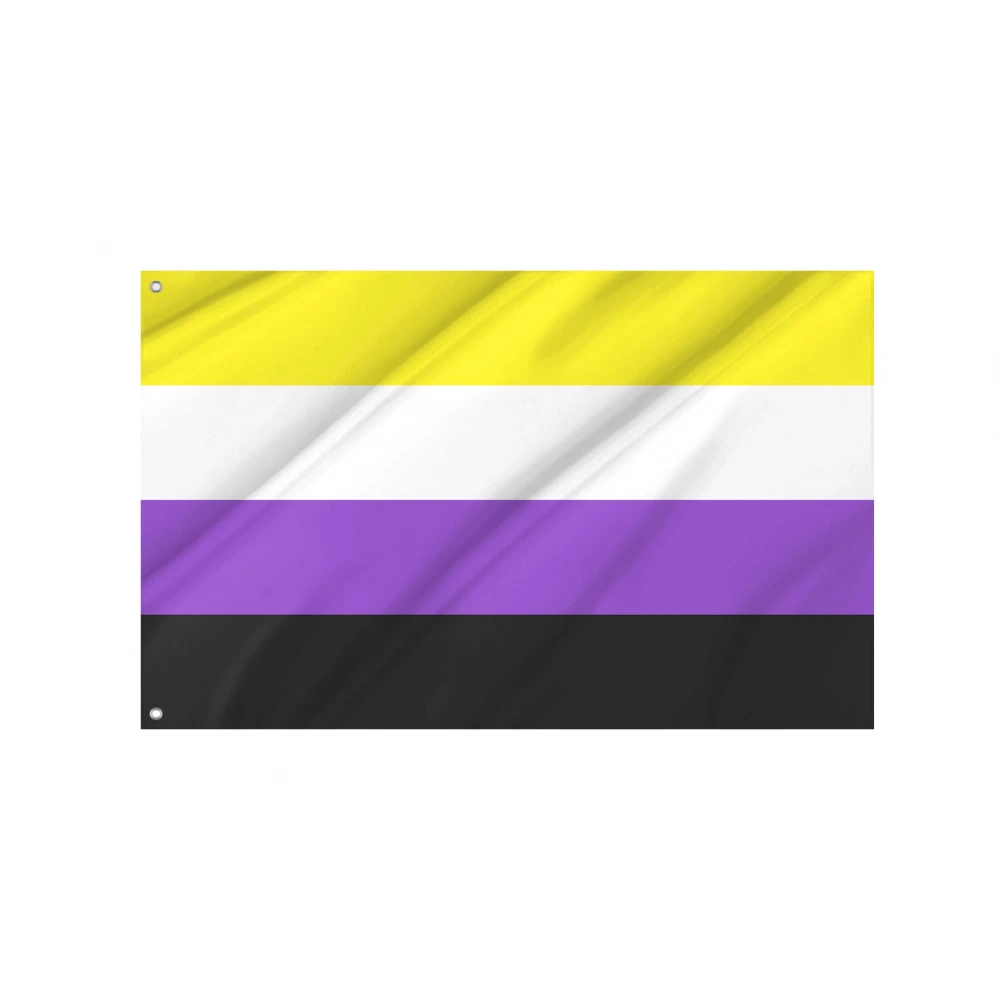 Non-binary Flag for Indoor & Outdoor Use