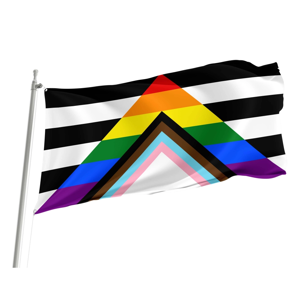 Progress Straight Flag for Indoor & Outdoor Use