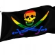 Rainbow Pride Pirate Flag for Indoor & Outdoor Use - Imagine 1