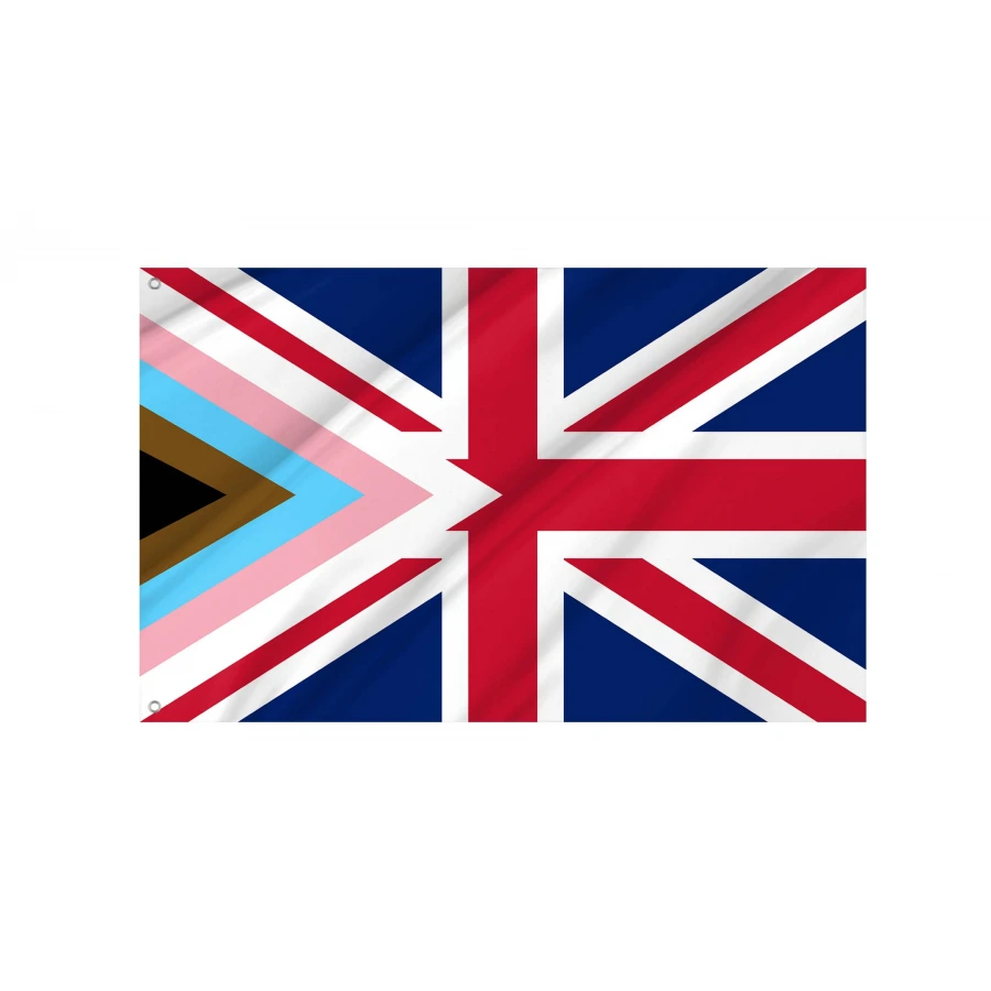 United Kingdom Progress Pride Flag for Indoor & Outdoor Use, PRIDE29