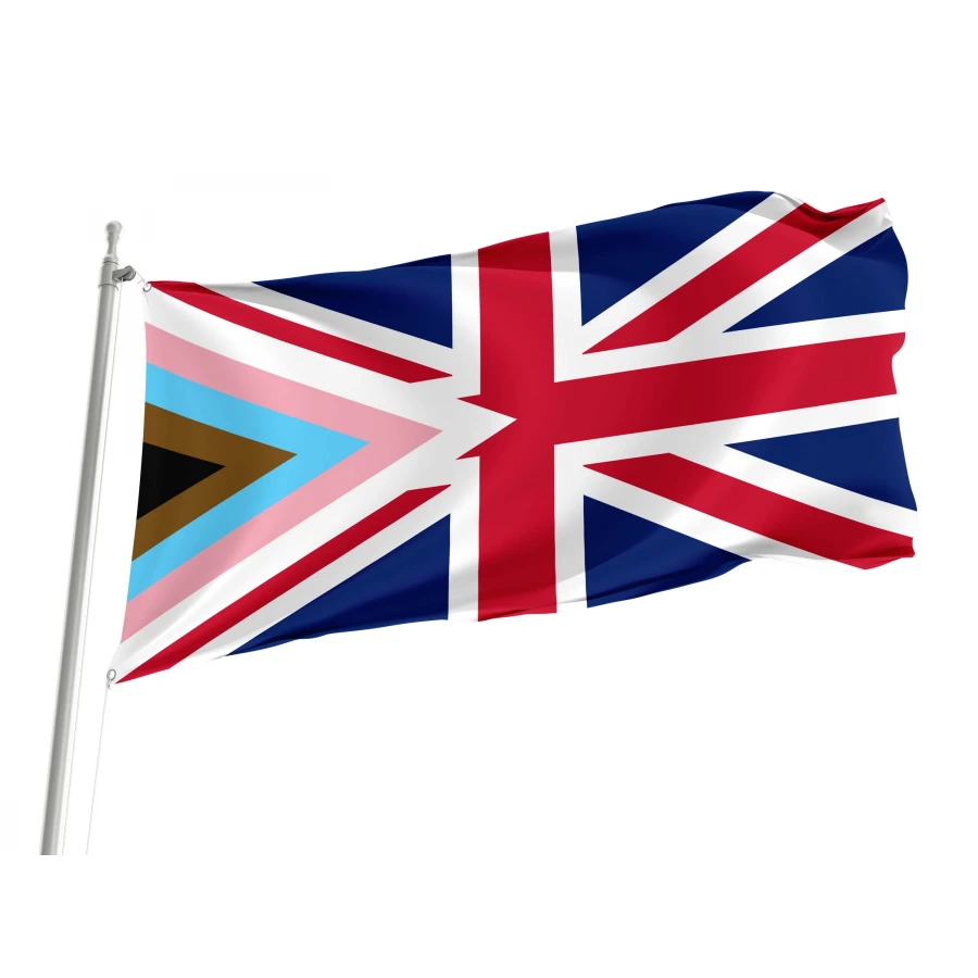 United Kingdom Progress Pride Flag for Indoor & Outdoor Use, PRIDE29