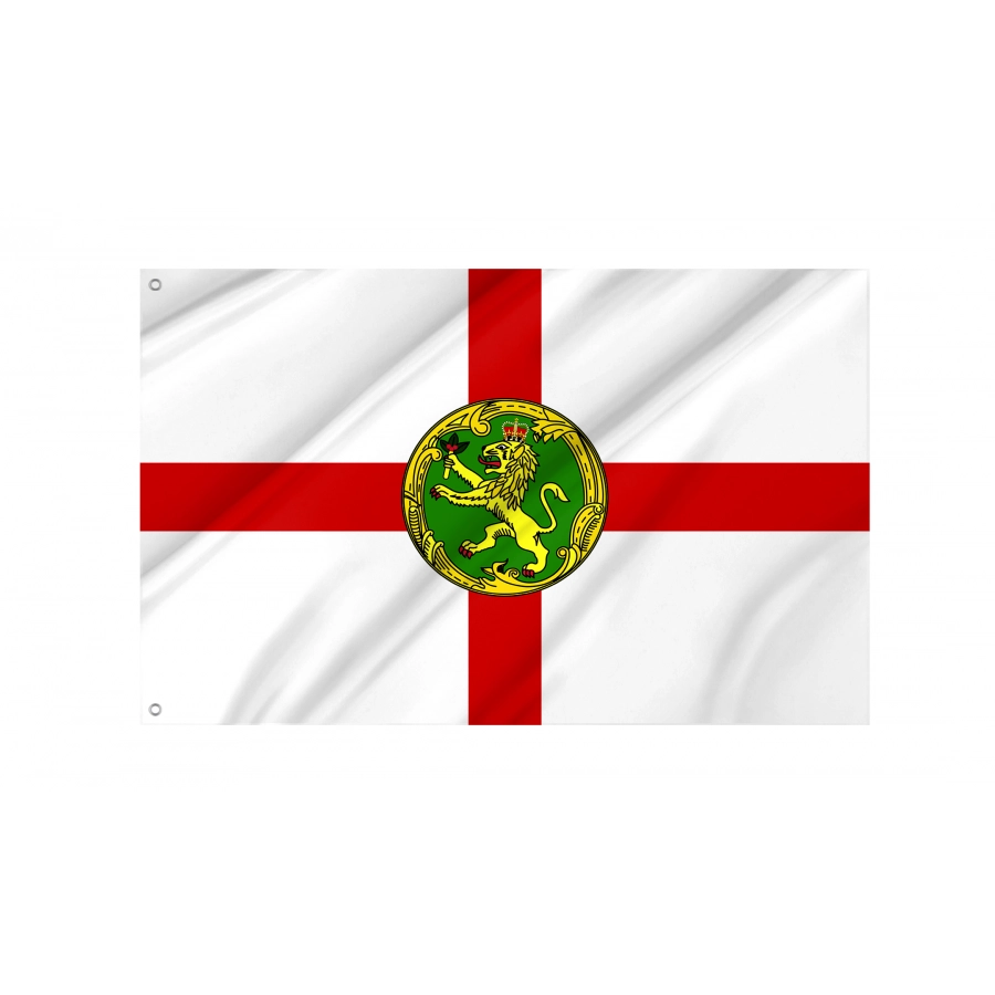Alderney Flag – National Flag of Afghanistan with Official Emblem