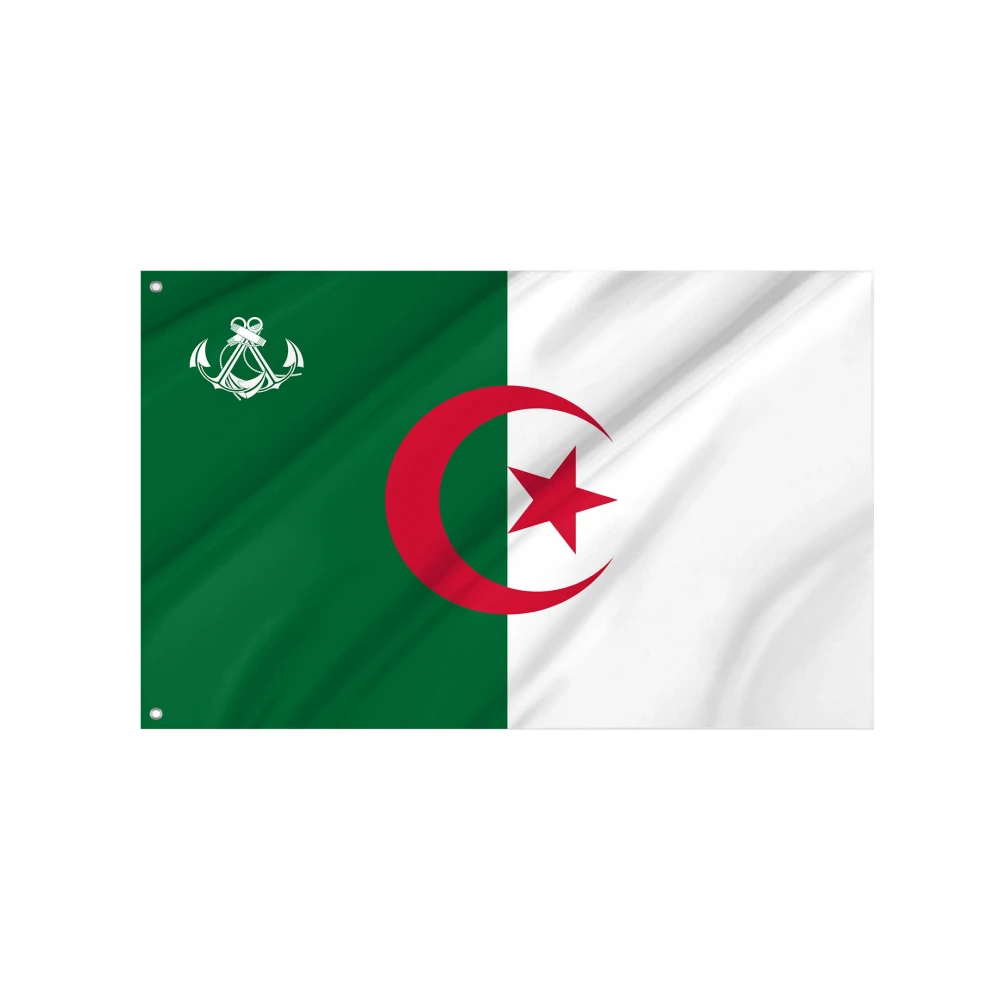 Algeria Naval Ensign Flag for Indoor & Outdoor Use