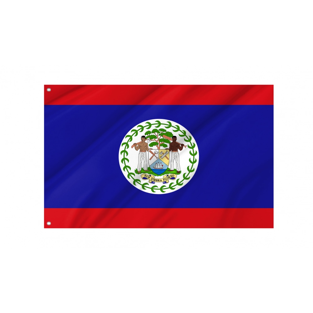 Belize Flag for Indoor & Outdoor Use Belize Flag for Indoor & Outdoor Use